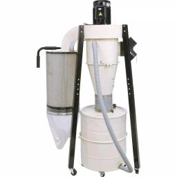 Shop Fox 1-1/2 HP Portable Cyclone Dust Collector, 806 CFM, 20 Gal. Drum thumbnail 4
