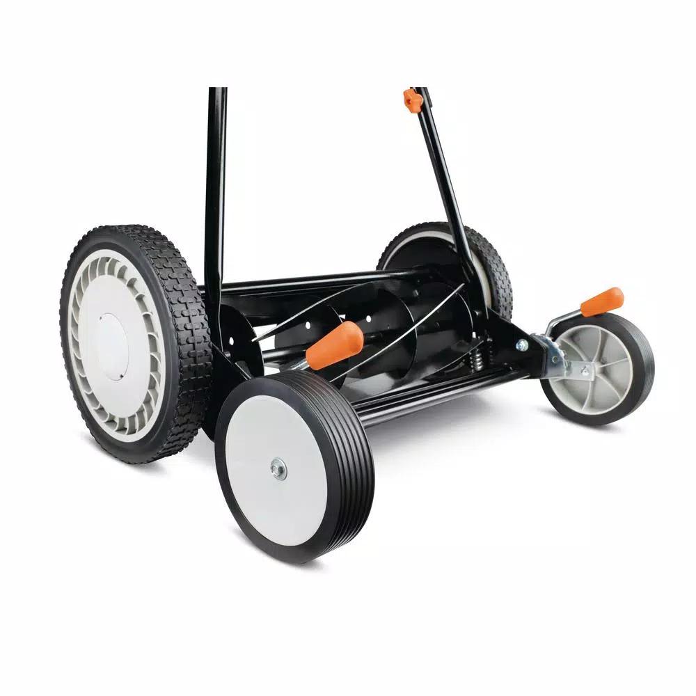 Remington 16 in. Manual Walk Behind Reel Lawn Mower with 9-Position Height Adjustment