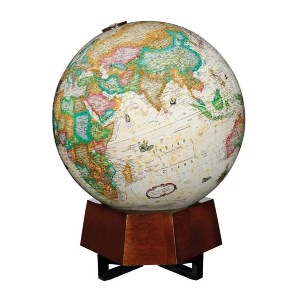 Replogle Frank Lloyd Wright Beth Sholom Illuminated 12 in. Political Desk Globe