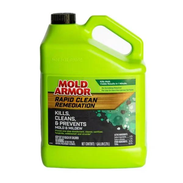 Mold Armor Rapid Clean Remediation Mold and Mildew Remover, Disinfectant & Cleaner, 1 Gallon