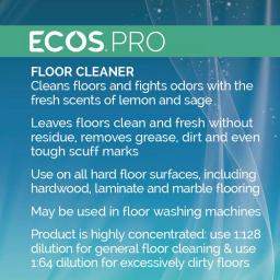 ECOS Pro Orange Plus Heavy-Duty Floor Cleaner Concentrate, 128 oz. thumbnail 4