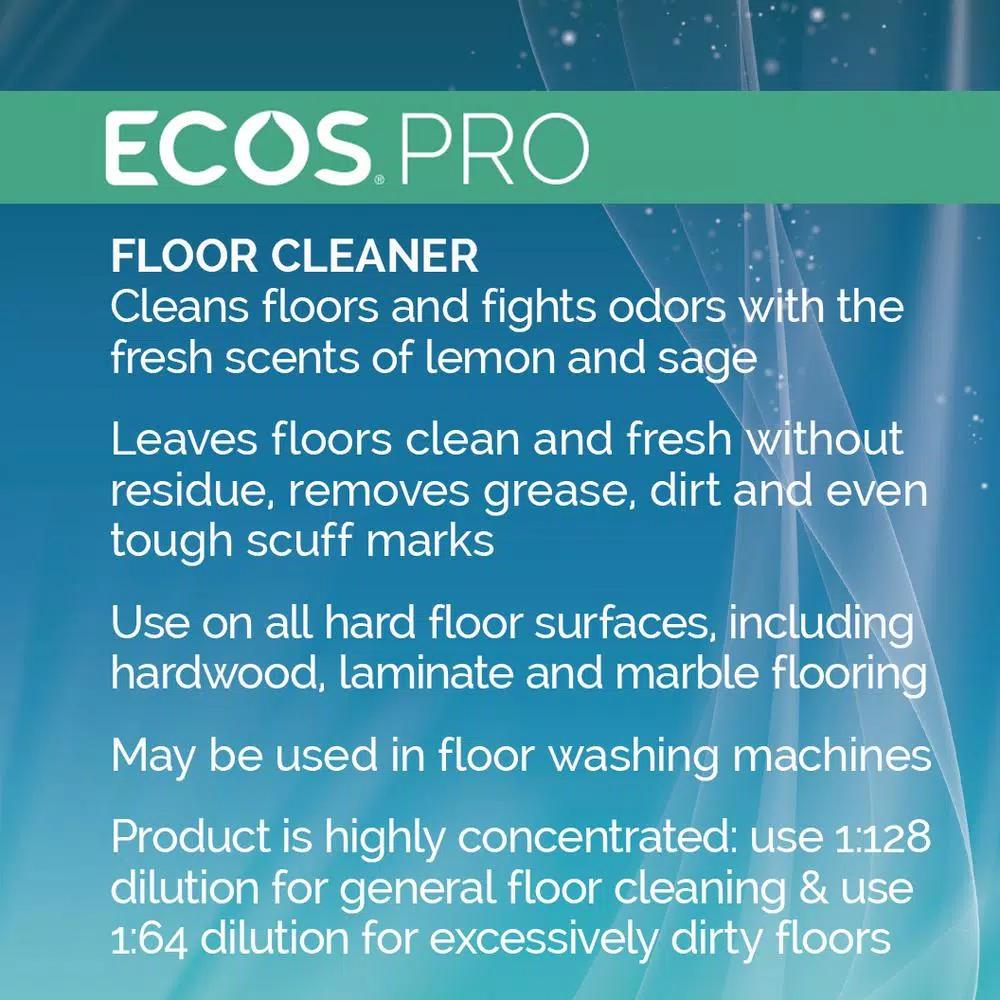 ECOS Pro Orange Plus Heavy-Duty Floor Cleaner Concentrate, 128 oz.