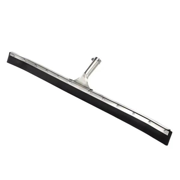 Alpine Industries 36 in. Heavy-Duty Curved Floor Squeegee, Steel Frame, Black