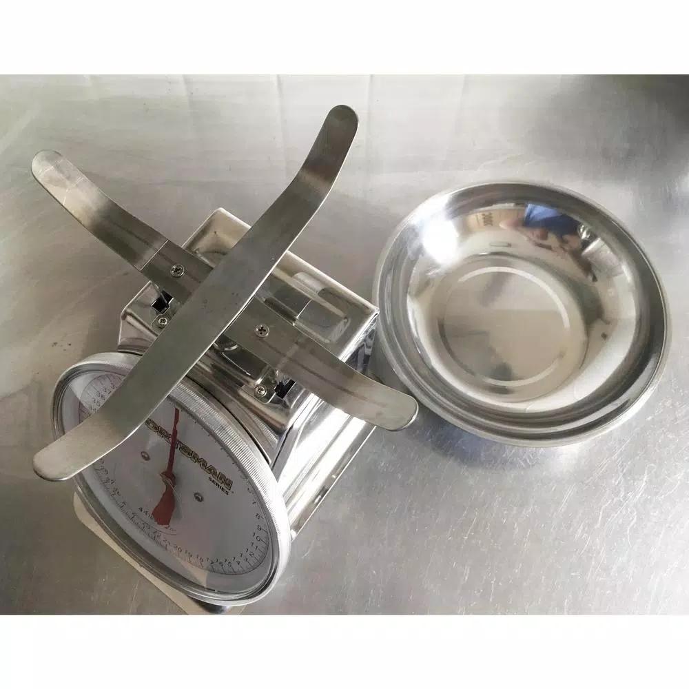 Sportsman Series 44 lb. Stainless Steel Analog Food Scale with Removable Bowl