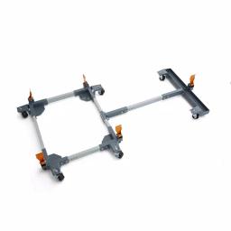 BORA PM-3795 Steel Mobile Base and Table Saw Extension Combo with All-Swivel Wheels thumbnail 2