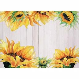 Morgan Home MHF Home Sunflower Yellow Polypropylene Placemat Set, 4-Pack thumbnail 1