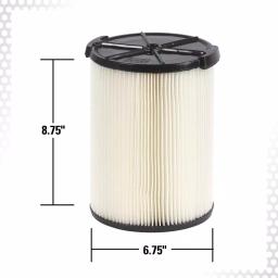 RIDGID Replacement Filter Set: VF4000 Pleated Paper & VF7000 Foam Filter for 5 Gal. or Larger Wet/Dry Vacuums thumbnail 12
