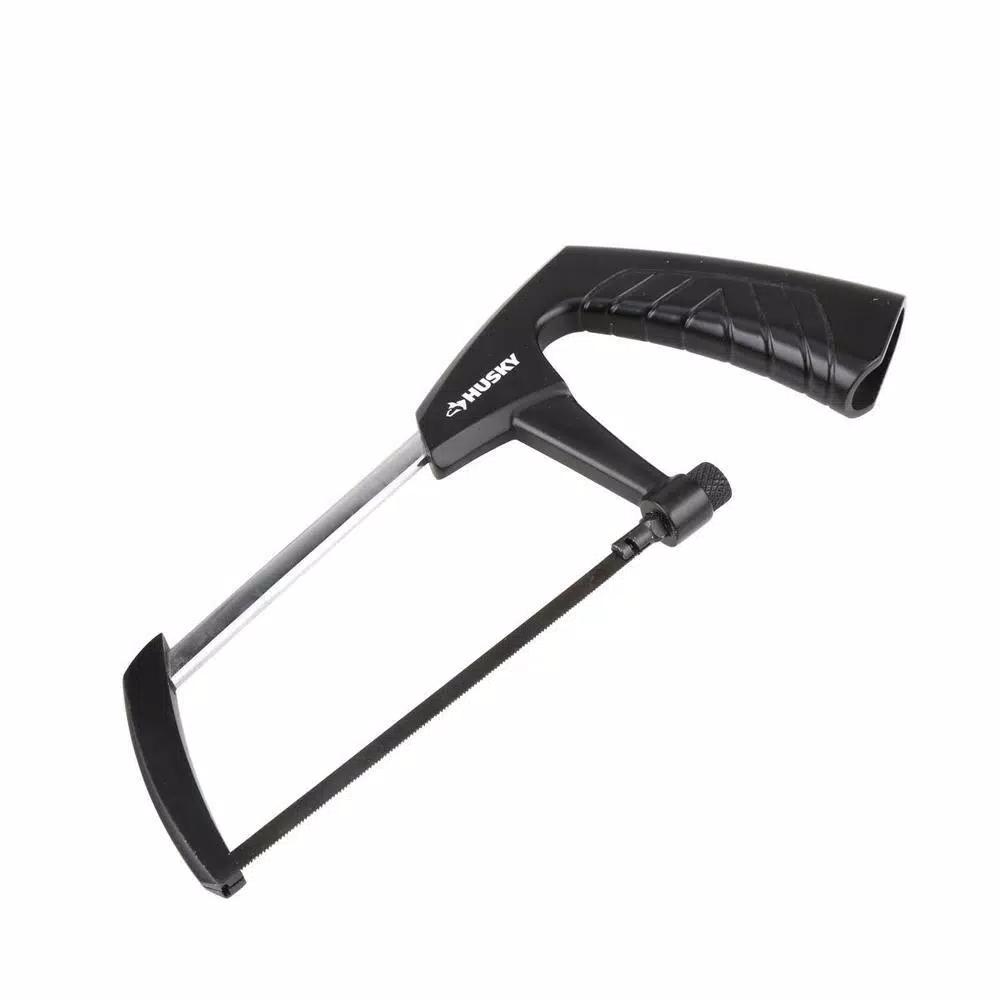 Husky 6 in. Mini Hacksaw with 24 TPI Carbon Steel Blade
