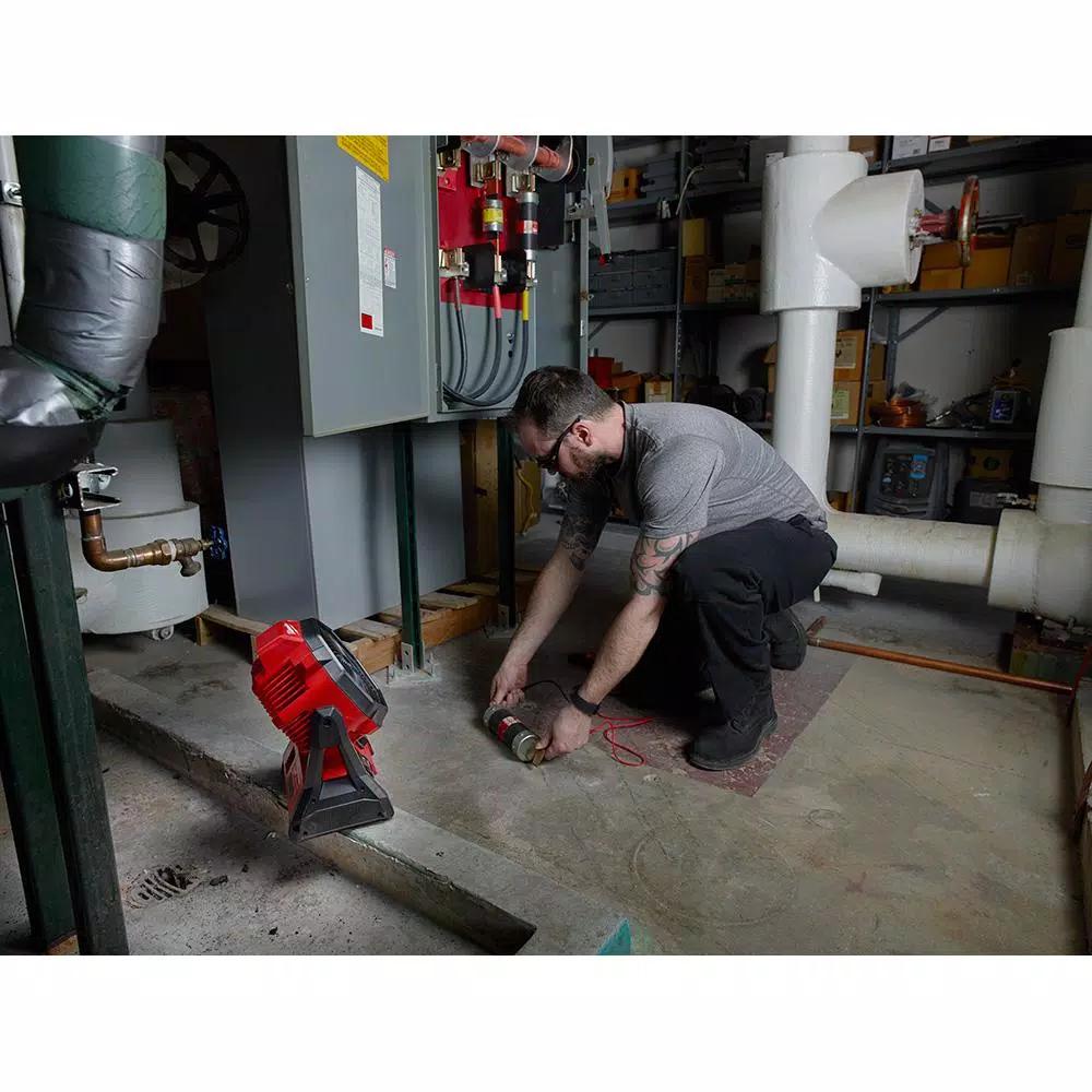 Milwaukee M18 FUEL 4-Tool Combo Kit: Blower, Speaker, Fan, and Rocket Dual Power Tower Light