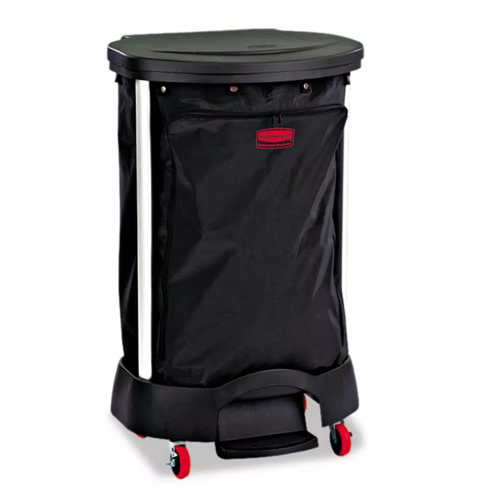 Rubbermaid Commercial Products 30 Gal. Black Premium Linen Hamper Bag, PVC-Lined Nylon