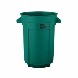 Suncast Commercial Suncast 44 Gallon Commercial Heavy Duty Resin Trash Can, Dark Green thumbnail 1