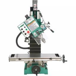 Grizzly Industrial Heavy-Duty Benchtop Milling Machine with Motorized Headstock and Digital Displays thumbnail 4