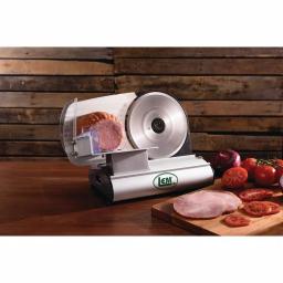 LEM Mighty Bite 200W Silver Meat Slicer with 8.5-inch Stainless Steel Blades thumbnail 4
