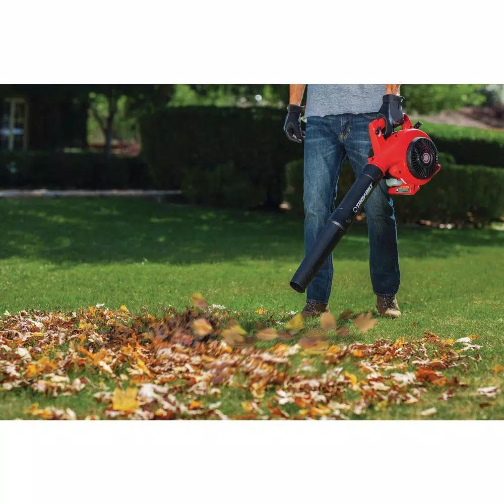 Troy-Bilt TB430 25cc 2-Cycle Gas Handheld Leaf Blower, 200 MPH, 430 CFM