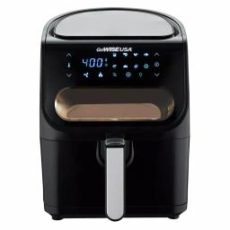 GoWISE USA 4 Qt. Digital Air Fryer with Viewing Window and 8 Presets, 1500W, Black thumbnail 2