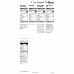Augason Farms 72-Hour 1-Person Emergency Food Supply Pail - 25 Year Shelf Life thumbnail 8