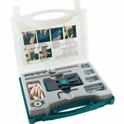 Wolfcraft 55-Piece Pocket Hole Woodjoining Kit with Drill Jig thumbnail 1
