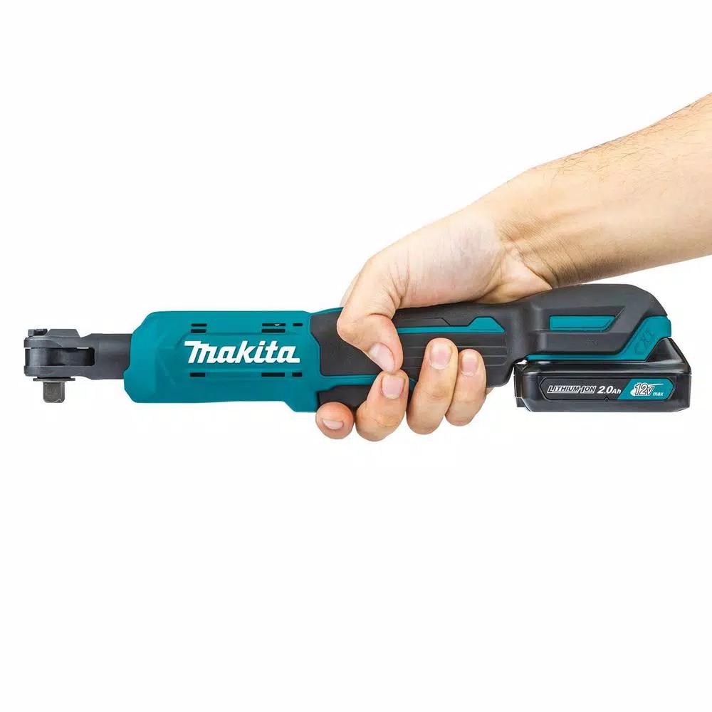 Makita 12V MAX CXT Cordless 3/8 in. and 1/4 in. Sq. Drive Ratchet Kit with 2.0 Ah Battery and Charger
