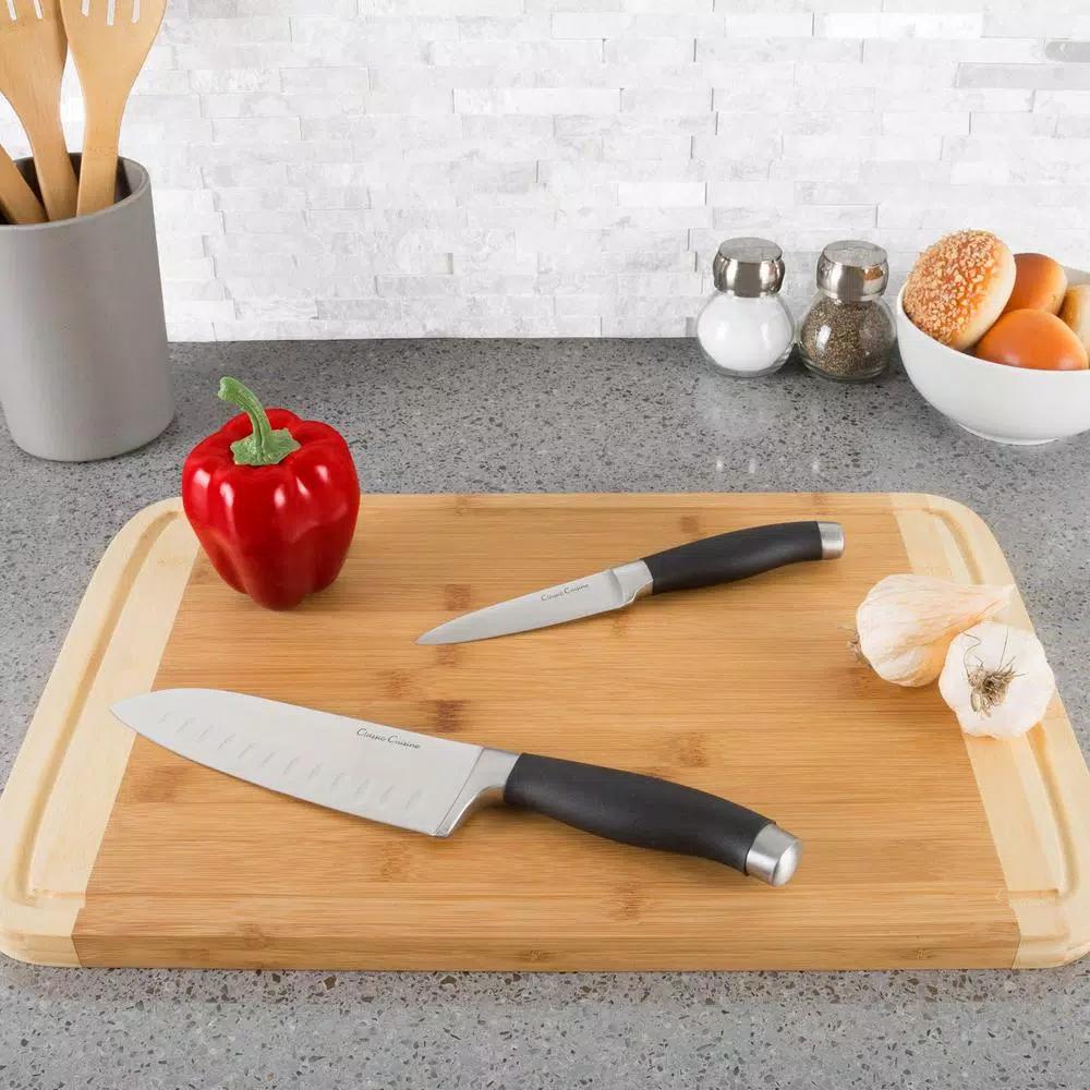 Trademark Classic Cuisine 5-Piece Stainless Steel Knife Set with Nylon Carry Bag