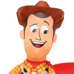 Disney Pixar Toy Story Woody and Slinky 5.6 ft. Pre-lit Inflatable Airblown Holiday Scene thumbnail 5