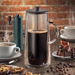 ZASSENHAUS Aroma 6-Cup Double Wall Borosilicate Glass French Press Coffee Maker, 25 fl. oz. thumbnail 5