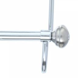 interDesign York Metal 3-Bar Over Shower Door Towel Rack, Split Finish thumbnail 2