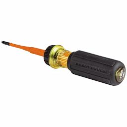 Klein Tools 2-in-1 Insulated Flip-Blade Screwdriver, #1 Phillips & 3/16 in. Slotted thumbnail 7