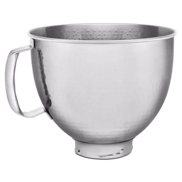 KitchenAid 5 Qt. Hammered Stainless Steel Tilt-Head Mixer Bowl