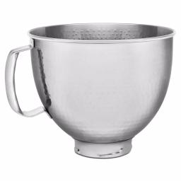 KitchenAid 5 Qt. Hammered Stainless Steel Tilt-Head Mixer Bowl thumbnail 1