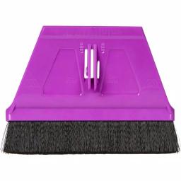 WISP miniWISP 6 in. Purple Whisk Broom and 7 in. Dustpan Set with Electrostatic Bristle Seal Technology thumbnail 3