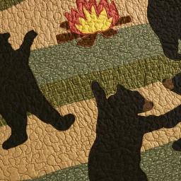 Donna Sharp Bear Dance Graphic Rectangular Decorative Throw Pillow, 11 x 22 in. thumbnail 4