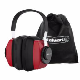 Stalwart Red/Black Over-Ear Hearing Protection Ear Muffs, 28dB NRR thumbnail 5