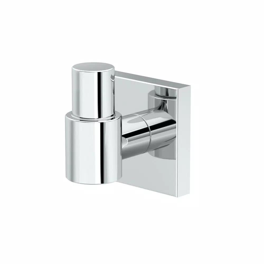 Gatco District II Chrome Robe Hook - Contemporary Metal Bath Hardware