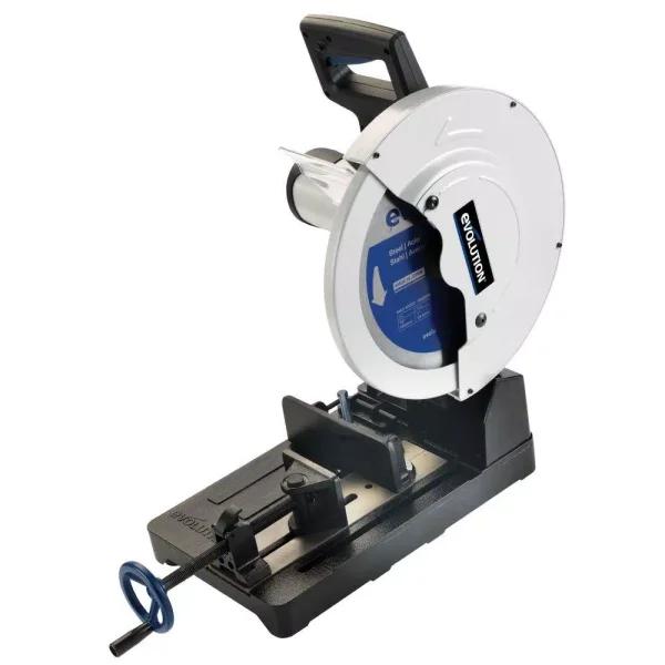 Evolution Power Tools Evolution EVOSAW380 14 in. Steel Cutting Chop Saw with 66 Tooth Carbide Tipped Blade