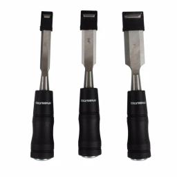 OLYMPIA Tools 3-Piece Wood Chisel Set, Hardened Alloy Steel, 1/2 in., 3/4 in., 1 in. thumbnail 1