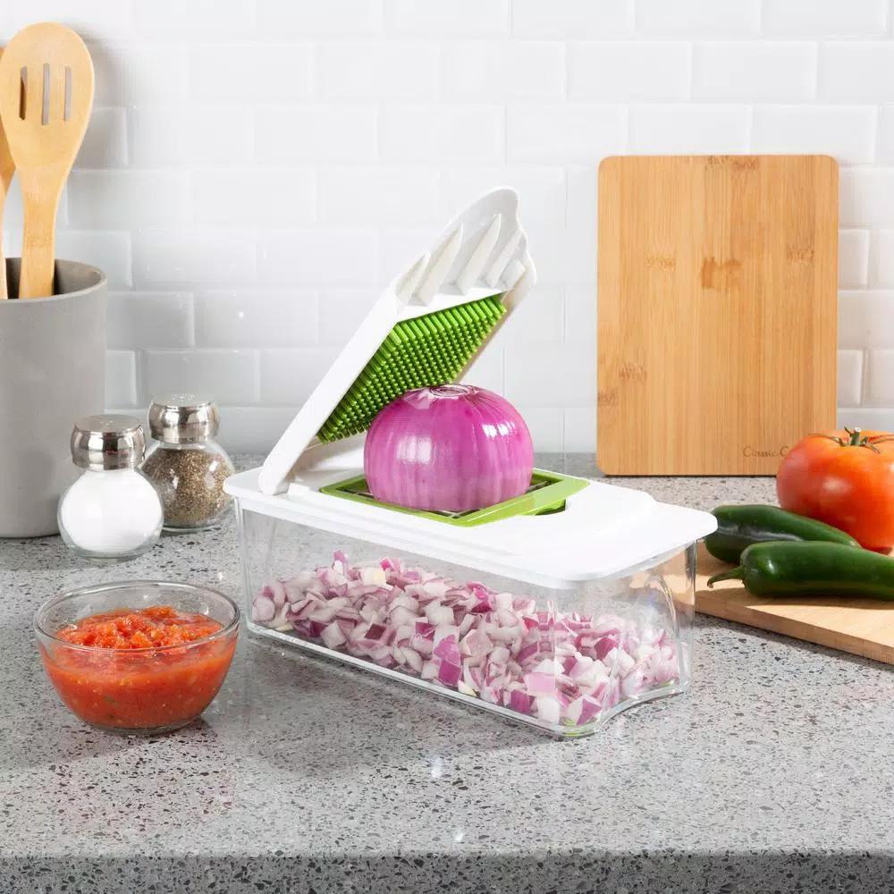 Classic Cuisine 7-in-1 Chopper Mandoline Slicer with Storage Base