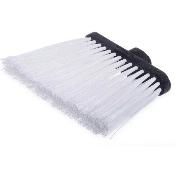 Carlisle Duo-Sweep 8 in. White Polypropylene Heavy-Duty Angle Broom Head with 12 in. Flare (12-Pack)