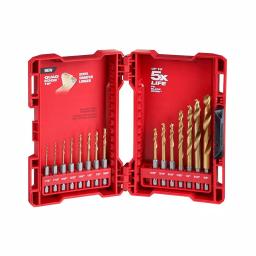 Milwaukee SHOCKWAVE 88-Piece Impact Duty Driver Bit, Titanium Drill Bit, Hole Saw & Reciprocating Saw Blade Set thumbnail 10