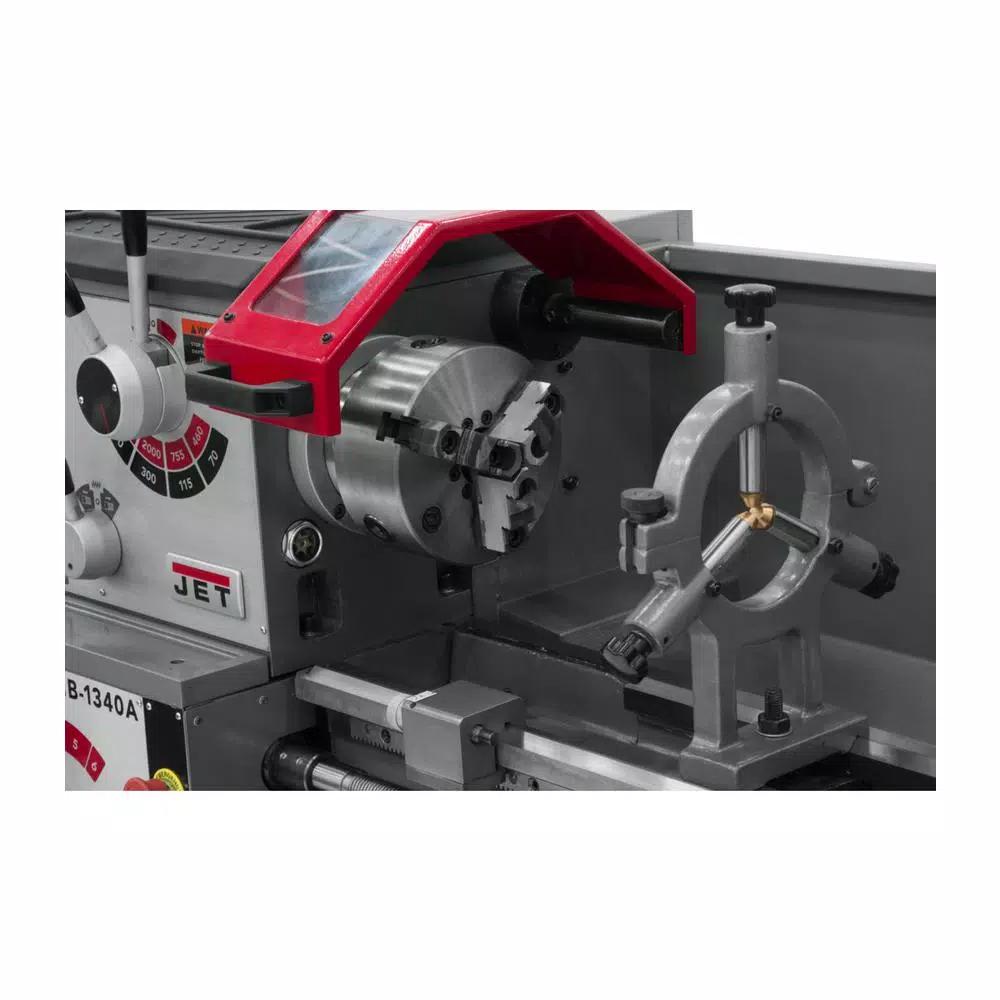 Jet GHB-1340A 13 in. x 40 in. Geared Head Metalworking Bench Lathe, 2 HP, 230V