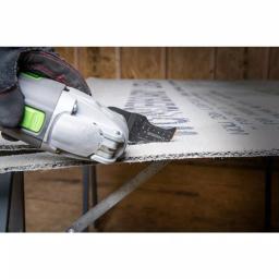 Genesis 1-3/8 in. Carbide Flush Cut Oscillating Multi-Tool Blade, Universal Quick-Fit thumbnail 3