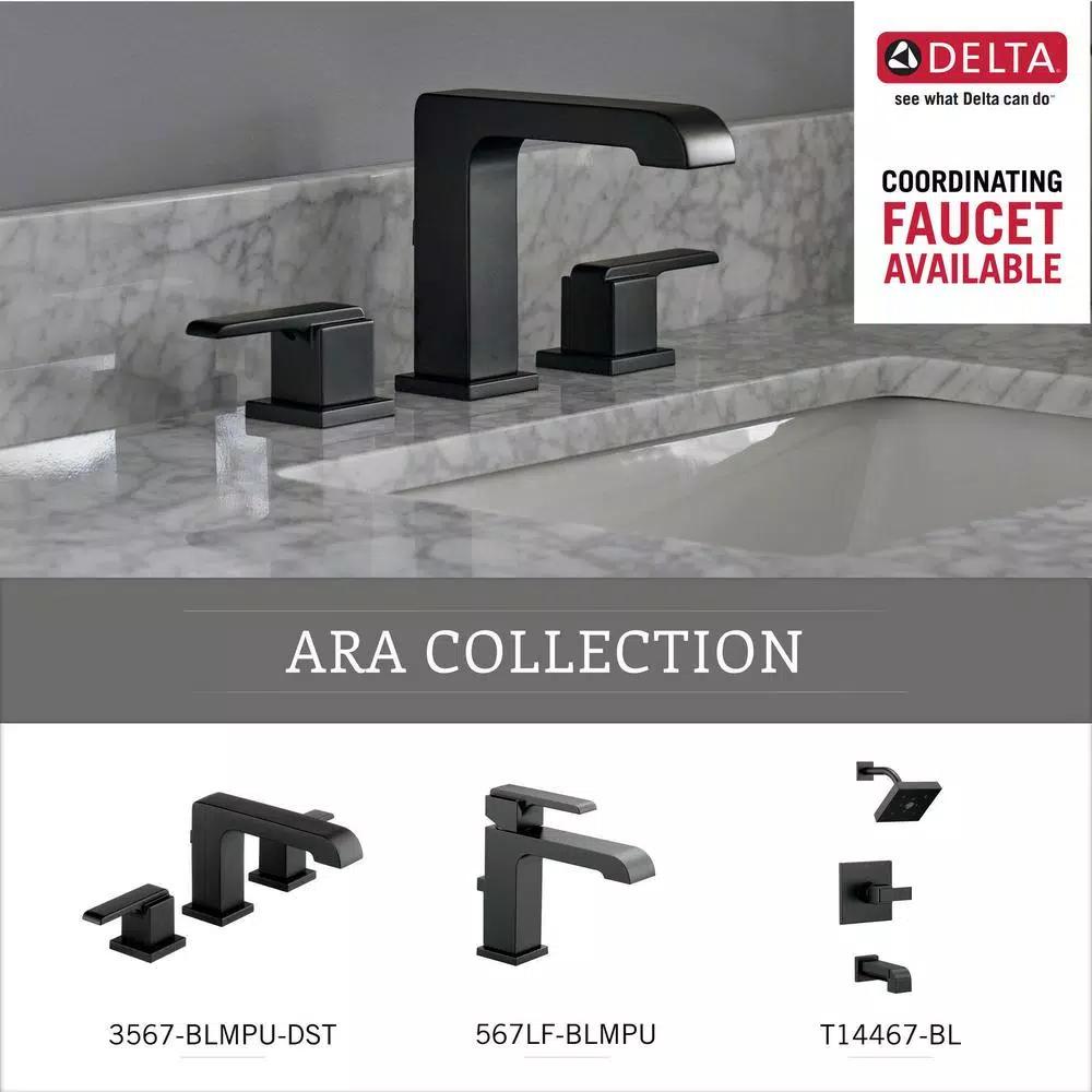 Delta Ara 24 in. Single Towel Bar, Matte Black