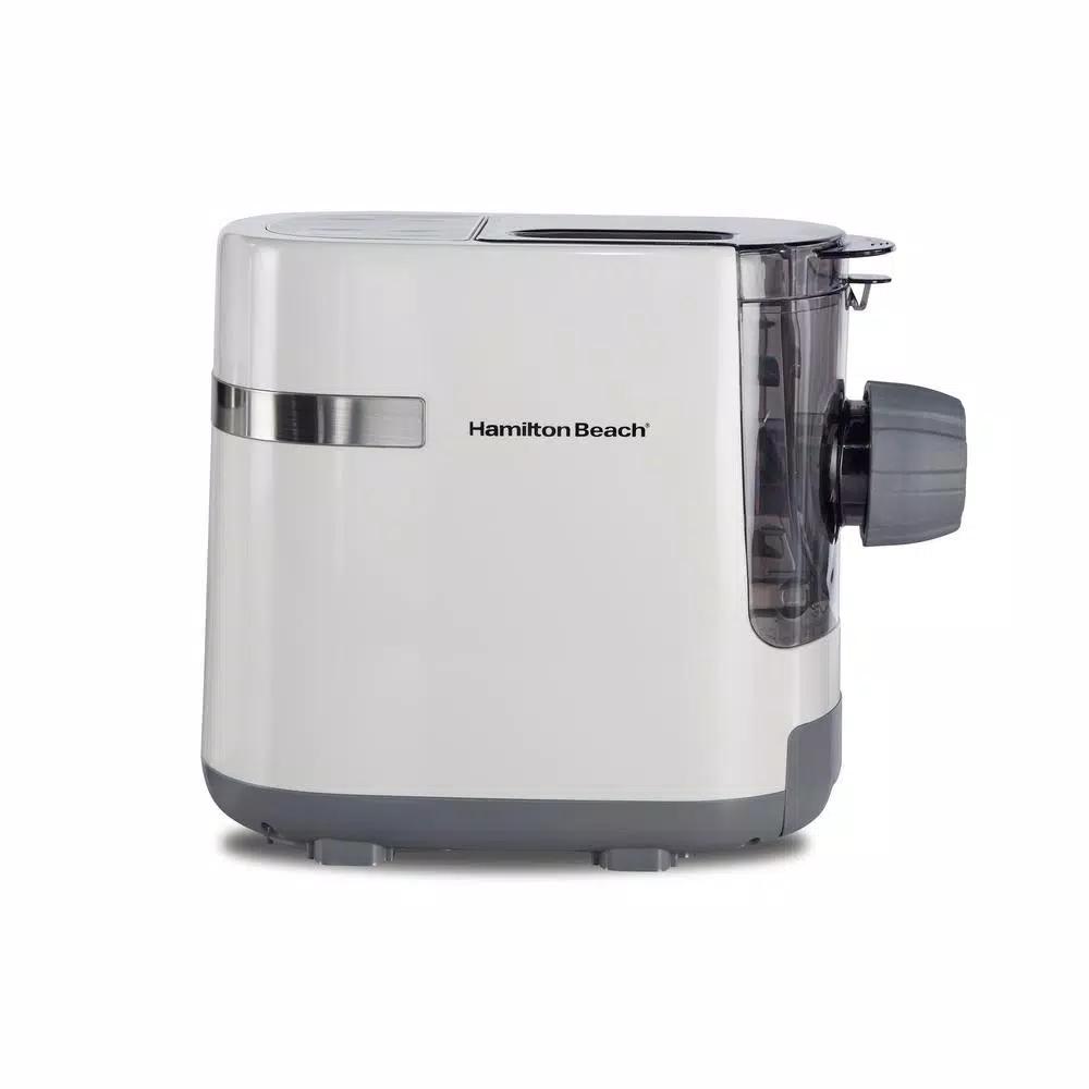 Hamilton Beach Electric Pasta Maker with Internal Scale, 7 Shapes, White