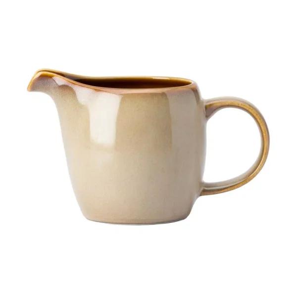 Oneida Sama White Porcelain Creamer, 3 oz. Reactive Glaze, Set of 24