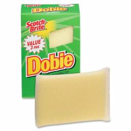 Scotch-Brite Dobie All-Purpose Scouring Cleaning Pads, Non-Abrasive, 3-Pack thumbnail 2