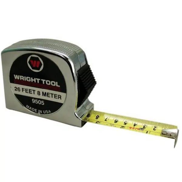 Wright Tool 26 ft. Steel Tape Measure with Aluminum Housing