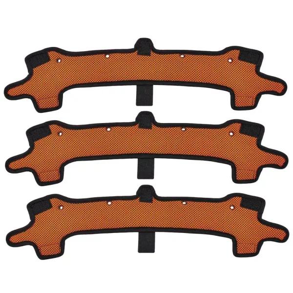 Ergodyne Skullerz 8984 Orange Hard Hat Replacement Sweatband, 3-Pack