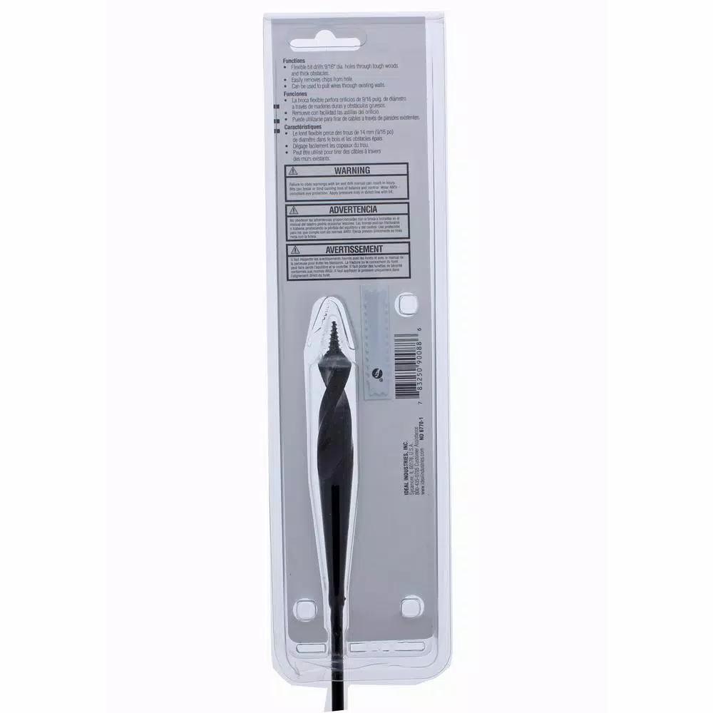Ideal 9/16 in. x 54 in. Flexible Installer Drill Bit with 3/16 in. Shank