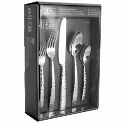 GIBSON elite Gibson Braid 20-Piece Stainless Steel Flatware Set, Service for 4 thumbnail 1