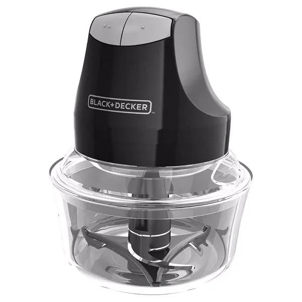 Black+Decker 2-Speed Food Chopper with Two 4-Cup Glass Bowls