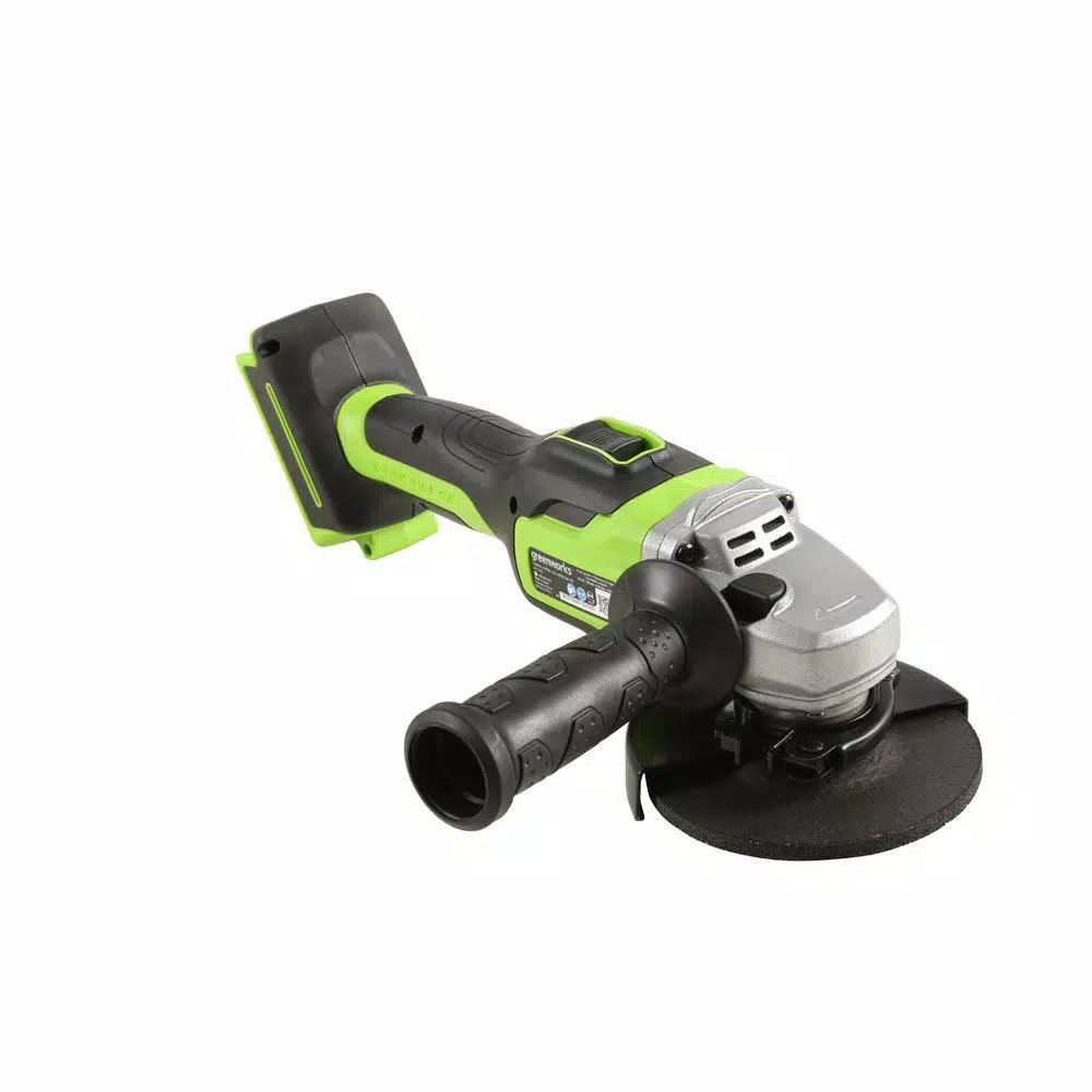 Greenworks 24V Cordless Brushless 4.5 in. Angle Grinder, Tool Only